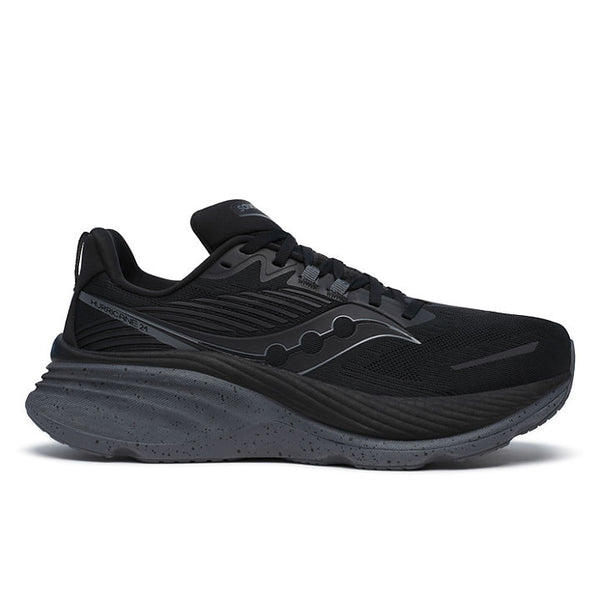 Saucony Men's Hurricane 24, black/grey