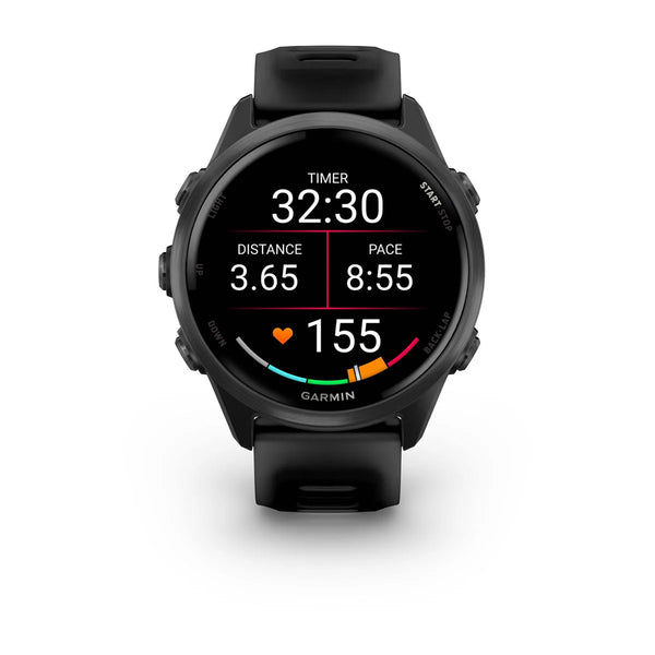Forerunner® 570 - 42mm
Slate Gray Aluminum with Translucent Black/Black Band