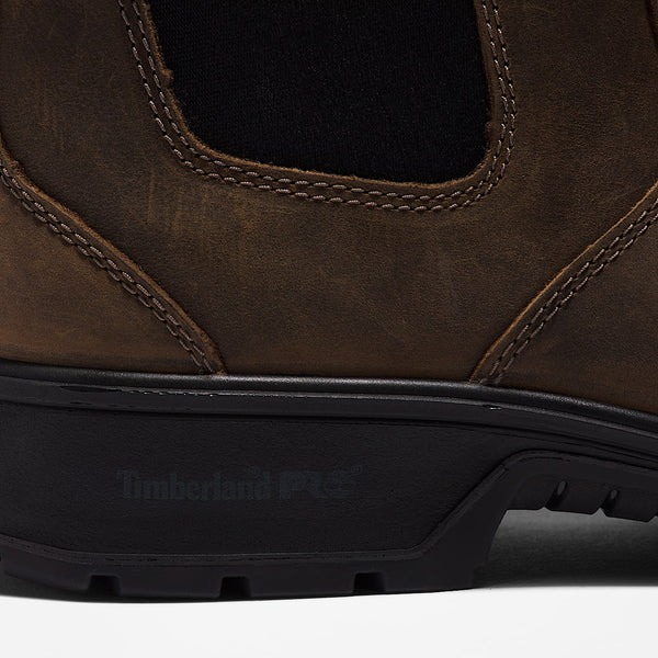 Timberland Men's Nashoba Casual Composite Toe Work Shoe, wide 2E, Turkish Coffee Brown