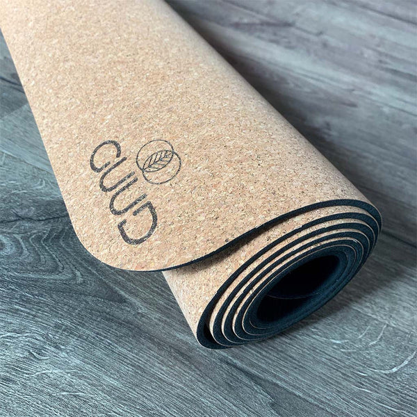 Guud All Natural Cork Yoga Mat, 72"x27"x4mm