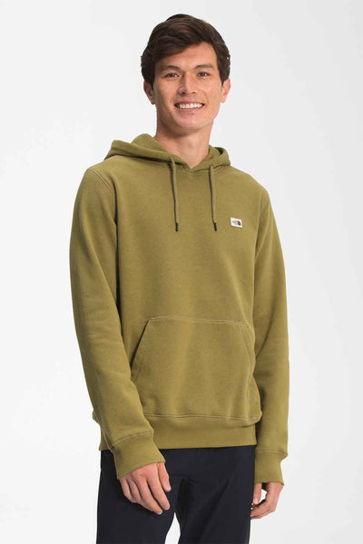 The North Face Men's Heritage Patch Pullover Hoodie Green Moss